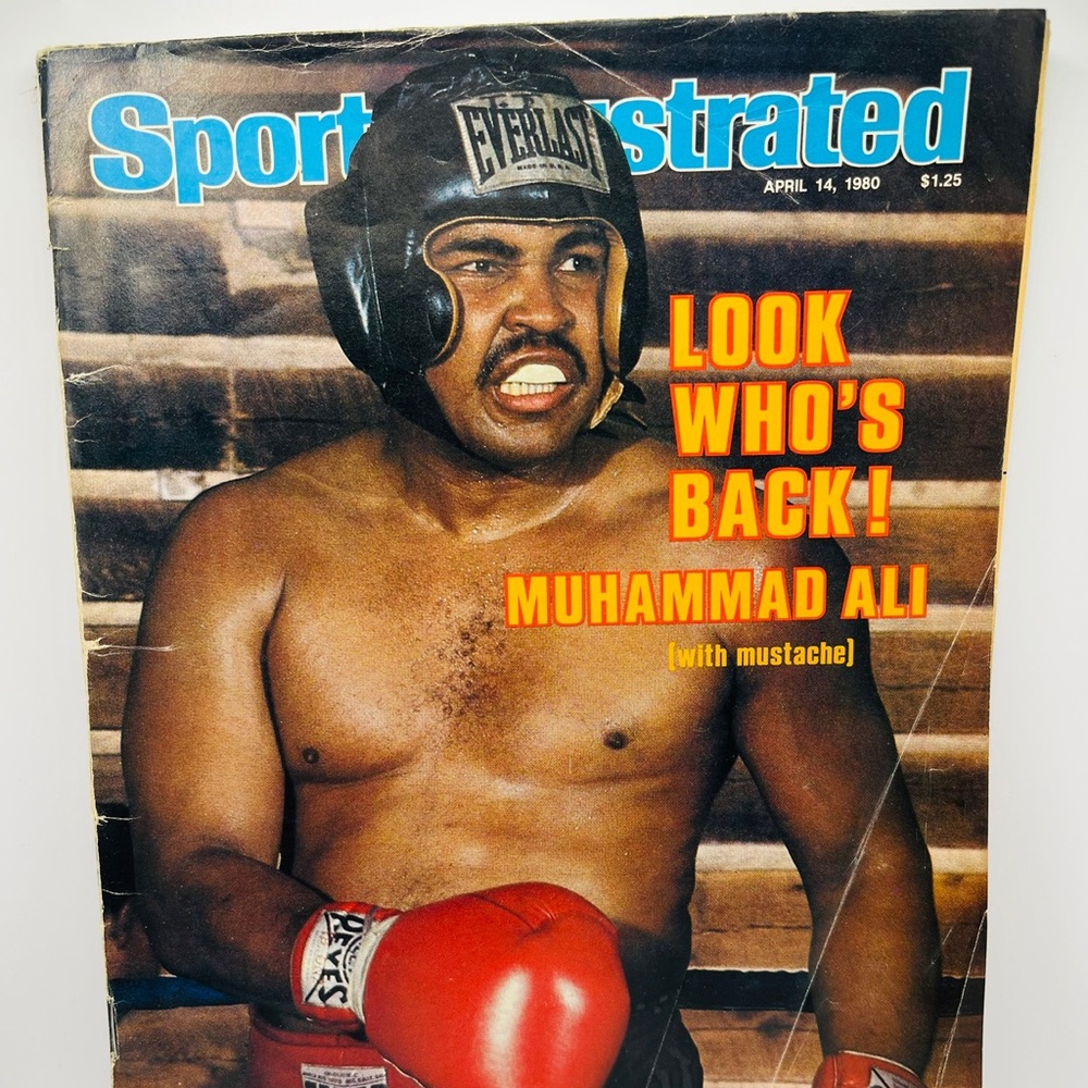 Sports Illustrated Look Who’s Back Muhammad Ali April 14 1980 Vintage Boxing